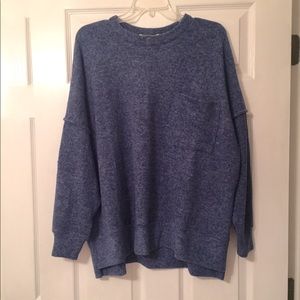 Zenana blue oversized pullover/sweater
